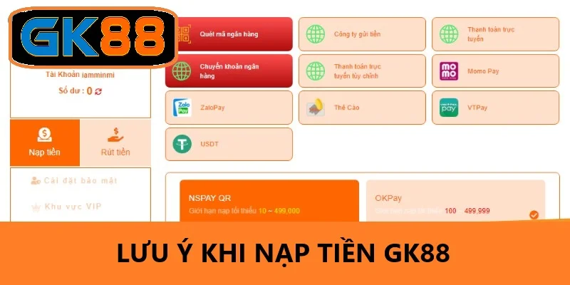 Một số lưu ý khi thao tác